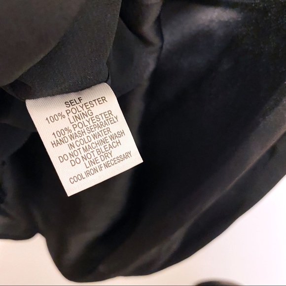 Cotton Candy LA Black Satin V-Neck Halter Dress - Picture 10 of 11